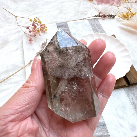 Garden Quartz Polished Point - Picture 5 of 9